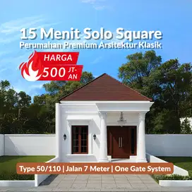 Tinggal Bangun, Rumah 2 KT di Lokasi Strategis Barat Kota Solo