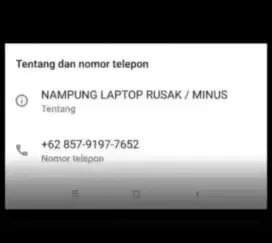 Tawarkan laptopmu yang rusak minus mati