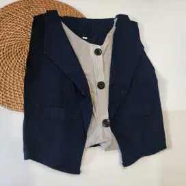 Kemeja Vest anak laki laki 3-4 tahun