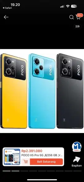 Poco x5 pro 5g gapernah dipakai