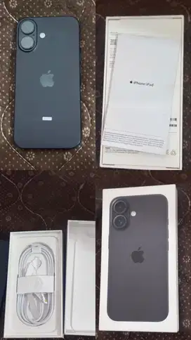 JUAL CPT IPHONE 16 IBOX black 128gb