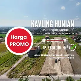 Tanah kavling siap bangun, SHM & PBG lengkap, hanya 2 menit dari UIN.