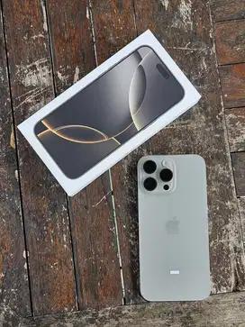 iPhone 16 Pro Max Natural 256GB Garansi Resmi iBox ON Juni 2026 Mulus