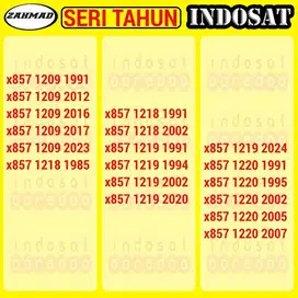 ISAT-Tahun) NOCAN INDOSAT ooredoo Seri Tahun kartu perdana nomor canti