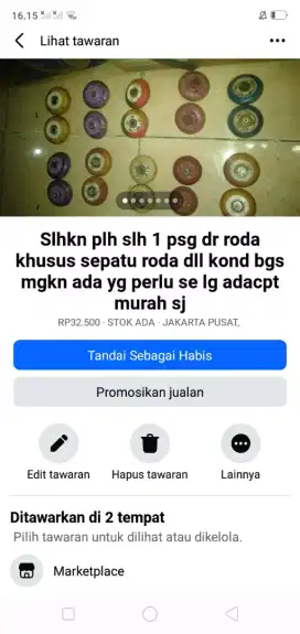 Slhkn plh slh 1 psg dr roda khusus sepatu roda kond bgs mgkn ada perlu