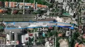 Tanah Komersial di Central Petitenget Seminyak Dijual