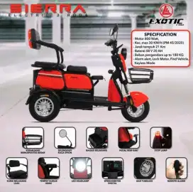 Motor Listrik Roda 3