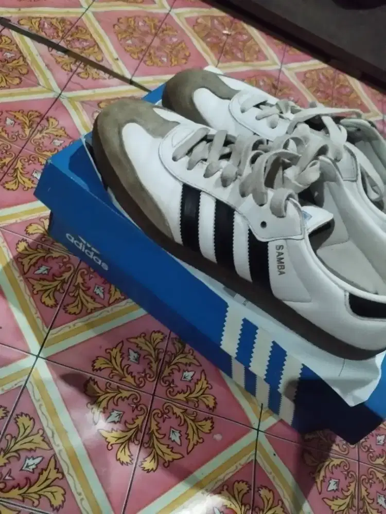Jual sepatu Adidas Samba Og White