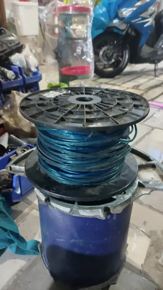 KABEL AUDIO SERABUT 2X50 ALUMUNIUM PANJANG 123 METER