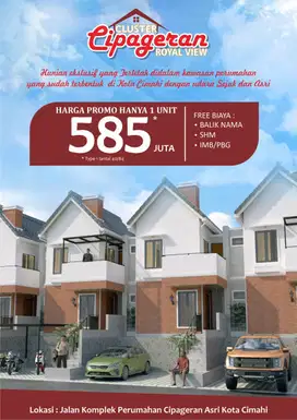 Rumah baru nuansa desain Belanda harga promo prelaunching