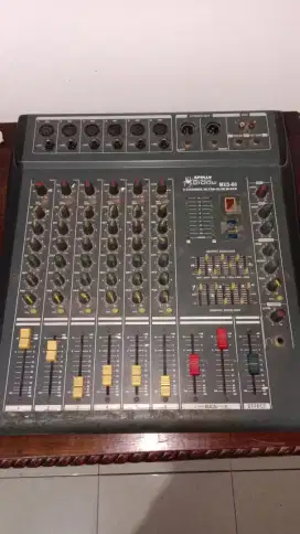 APOLLO BLACK WIDOW MXS-60 6 CHANNEL ULTRA-SLIM MIXER