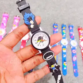 Jam tangan karakter anak multi warna jm1 simpel rubber analog