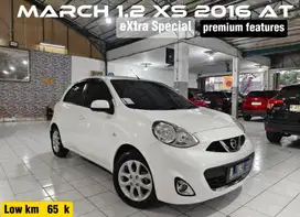 (Km 65 Rb) Nissan MARCH XS 1.2 Bensin AT 2016 Putih