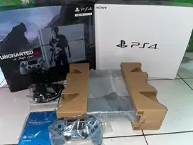 PS4 fat seri 12 fw 12.02 hdd 500gb limited edition uncharted 4 rare