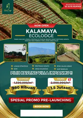 Dijual Tanah SHM Murah Udara Sejuk 800 Mdpl
