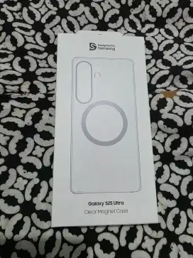 Clear magnet case s25 ultra baru