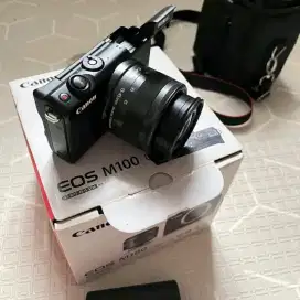 Canon M100 Mirorles Like New Segell Siap Pake