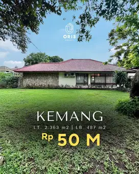 Turun Harga Rumah Lama Terawat Siap Huni di Kemang Jakarta Selatan
