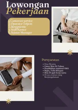 Info lowongan pekerjaan