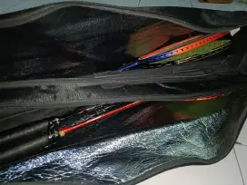 Dijual Santai 4 Raket Bulutangkis, EDISI GANTUNG RAKET !!!