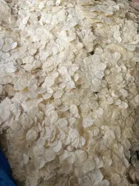 Kerupuk opak singkong koin mentah 1 kg