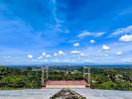 Tanah + Bangunan Usaha View Merapi & Kota Jogja Di Area Tebing Breksi