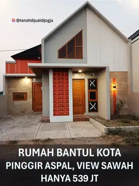 Rumah dekat RSUD Bantul Pinggir Jl Aspal di Trirenggo Proses Bangun