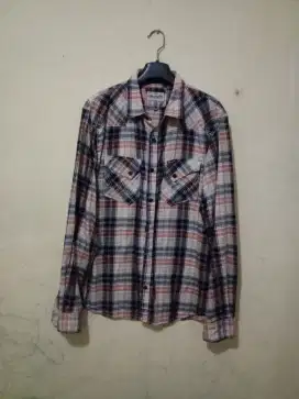 Kemeja flanel second