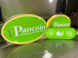Plang Nama Toko/ Neon Box Akrilik/ Huruf Timbul
