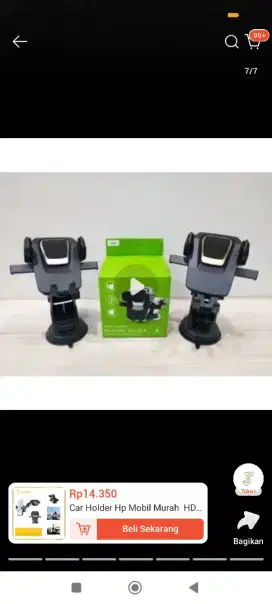 Phone holder tempel kaca mobil