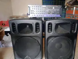 speker pasif 15 inch+power mikser