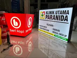 Neon Box Kubus, Neon Box Portable, Neon Box Klinik