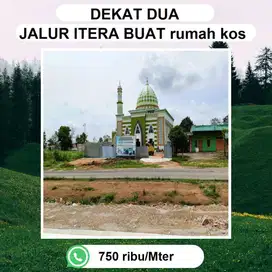 KAVLING ITERA HANYA 200 METER DARI JALUR 2 ITERA DAN NEMPEL JALAN DESA