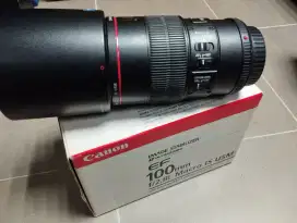 Lensa Canon Marco 100mm L ll USM