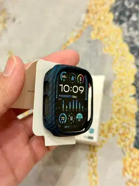 Pitaka Apple Watch Ultra 2/Ultra Air Case (49mm) - Black/Blue (Twill)