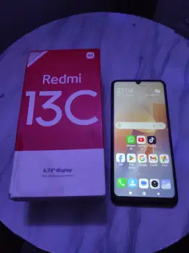 Redmi 13c 8/256 pulset resmi bkn kw2 an,minus retak sehelai liat pic