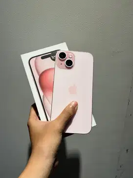 IPHONE 15 128GB RESMI EX IBOX GARANSI ON WARNA PINK