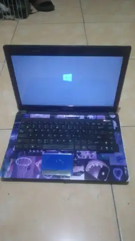 Laptop a43s lengkap no minus lecet pemakaian