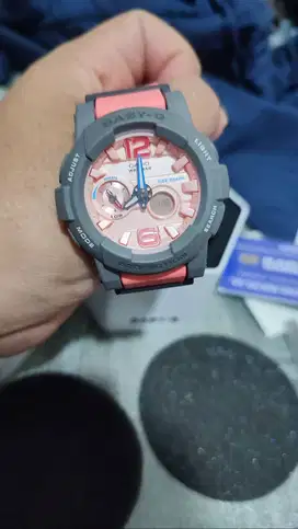 Casio Baby G pink gray