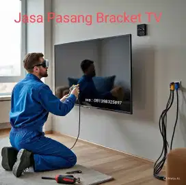 Jual/pasang briket tv, braket tv, breket tv, bracket tv