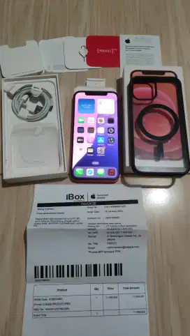 Dijual murah bsa TT IP 12 64GB IBOX normal Mulus fullset smpe NOTA