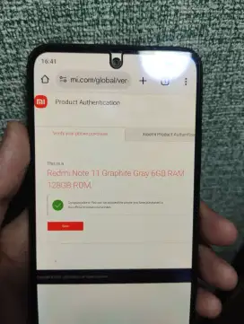 Redmi Note 11 NFC 6/128 Dan Game FF