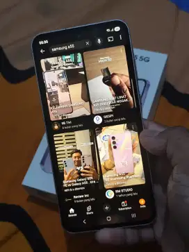 Samsung A55 8/256Gb Like New Warna Lilac