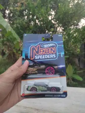 Hot Wheels Nissan Silvia S13 neon speeders, Kondisi Mulus Blister