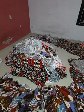 Kain rayon motif utk konveksi