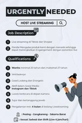 LOKER HOST LIVE STREAMING