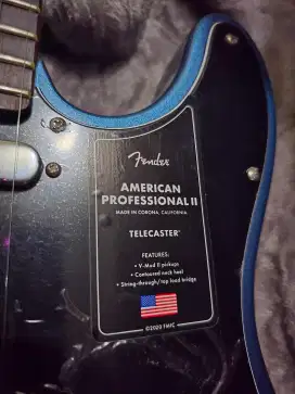 Fender telecaster american professional ii fender usa