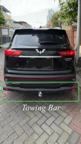 Towing Bar / Tanduk Belakang Mobil , Besi Bumper belakang Wuling Almaz