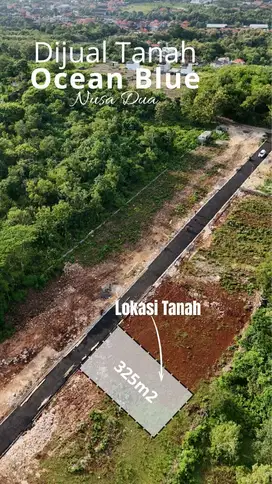 Dijual Tanah Kavling 3,25 Are di Ocean Blue, Kampial, Nusa Dua