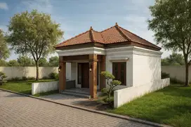 Rumah Siap Bangun Dekat RSUD Sleman, Type 45, Desain Premium